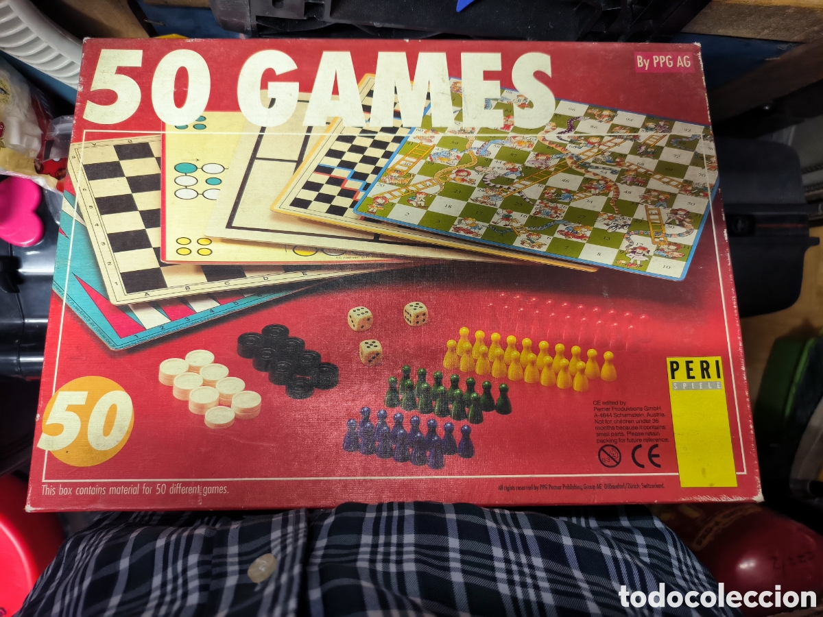 Juegos de mesa: 50 juegos de colecci&oacute;n de PPG AG Perner Productions Suiza completos