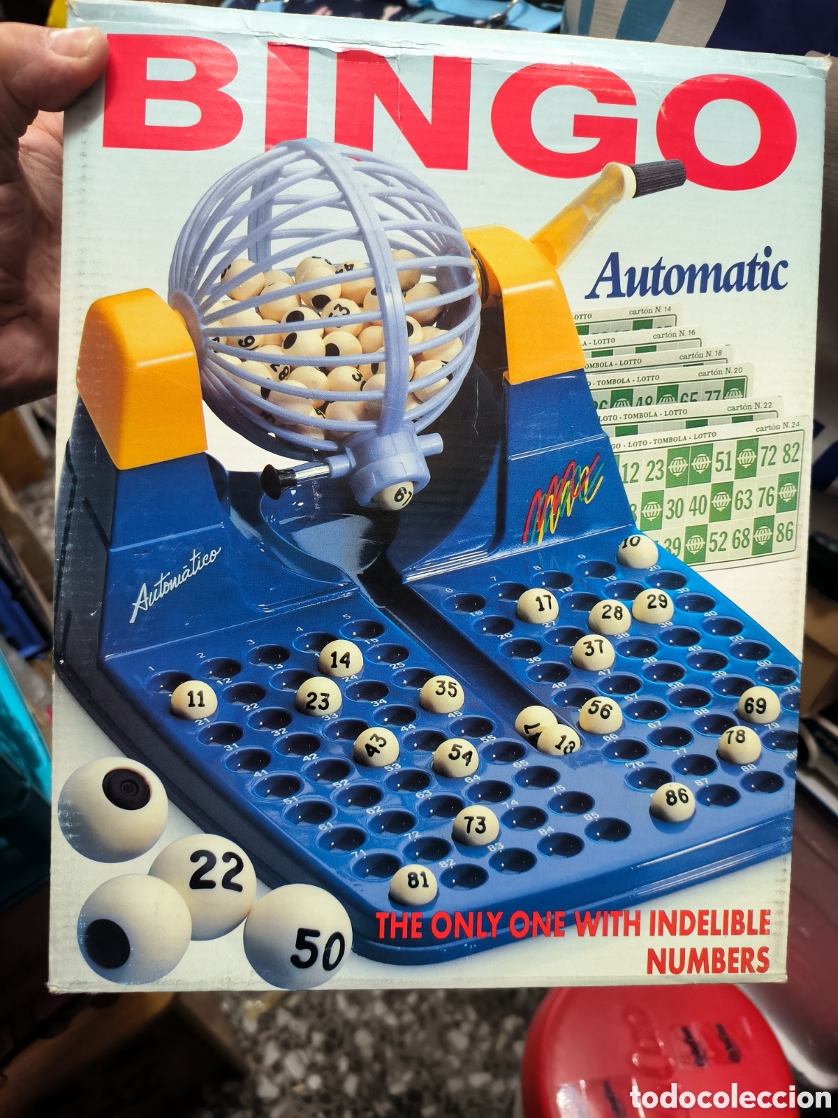 Juegos de mesa: Bingo Autom&aacute;tico n&uacute;meros imborrables - Foto 1