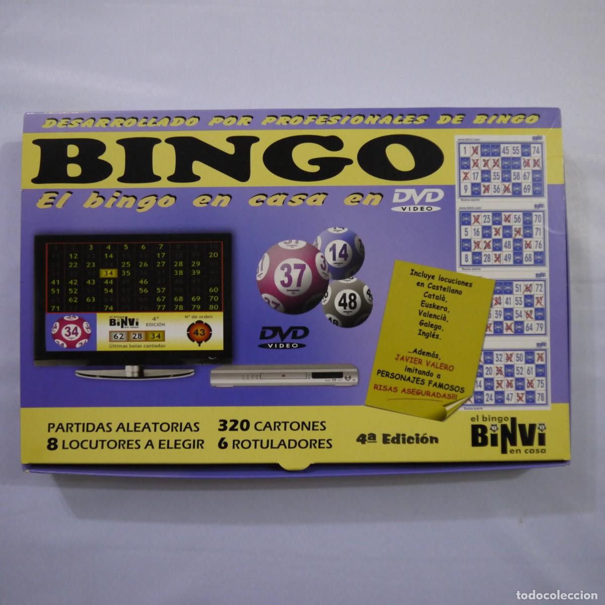 Juegos de mesa: BINGO. EL BINGO EN CASA EN DVD - BINVI - 2011