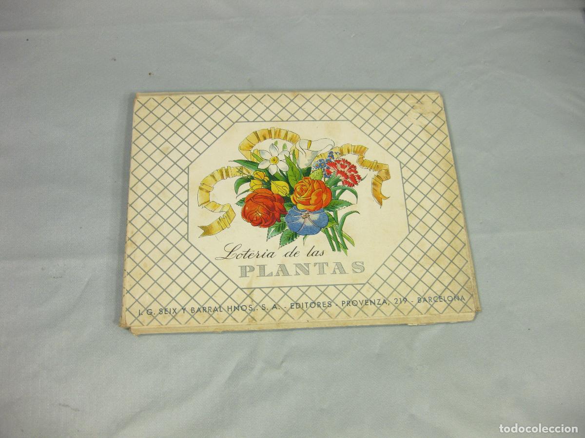 Juegos de mesa: JUEGO DE LA LOTER&Iacute;A DE LAS PLANTAS. SEIX Y BARRAL HNOS. BARCELONA. COMPLETO