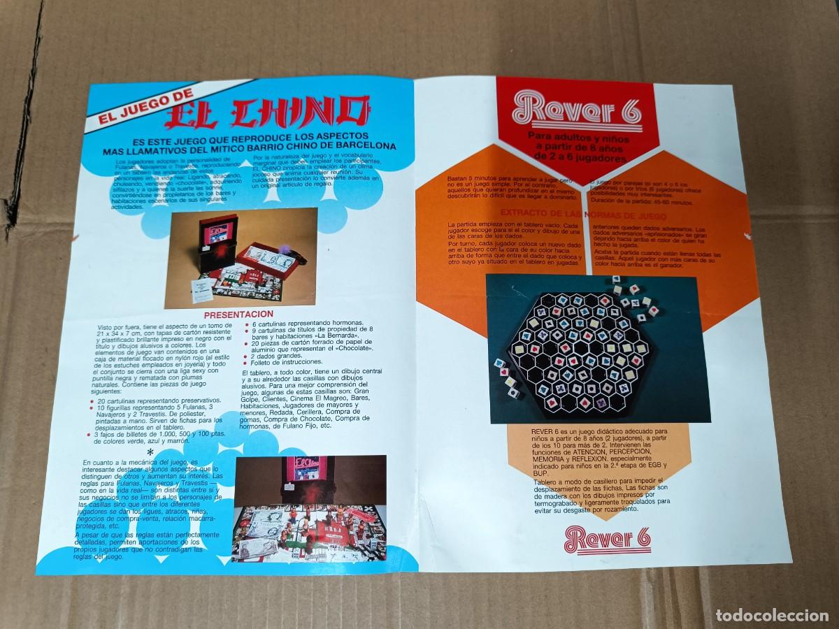 Juegos de mesa: ANTIGUA PAGINA DE INSTRUCCIONES DEL JUEGO DE MESA EL CHINO, BARRIO CHINO BARCELONA -P21