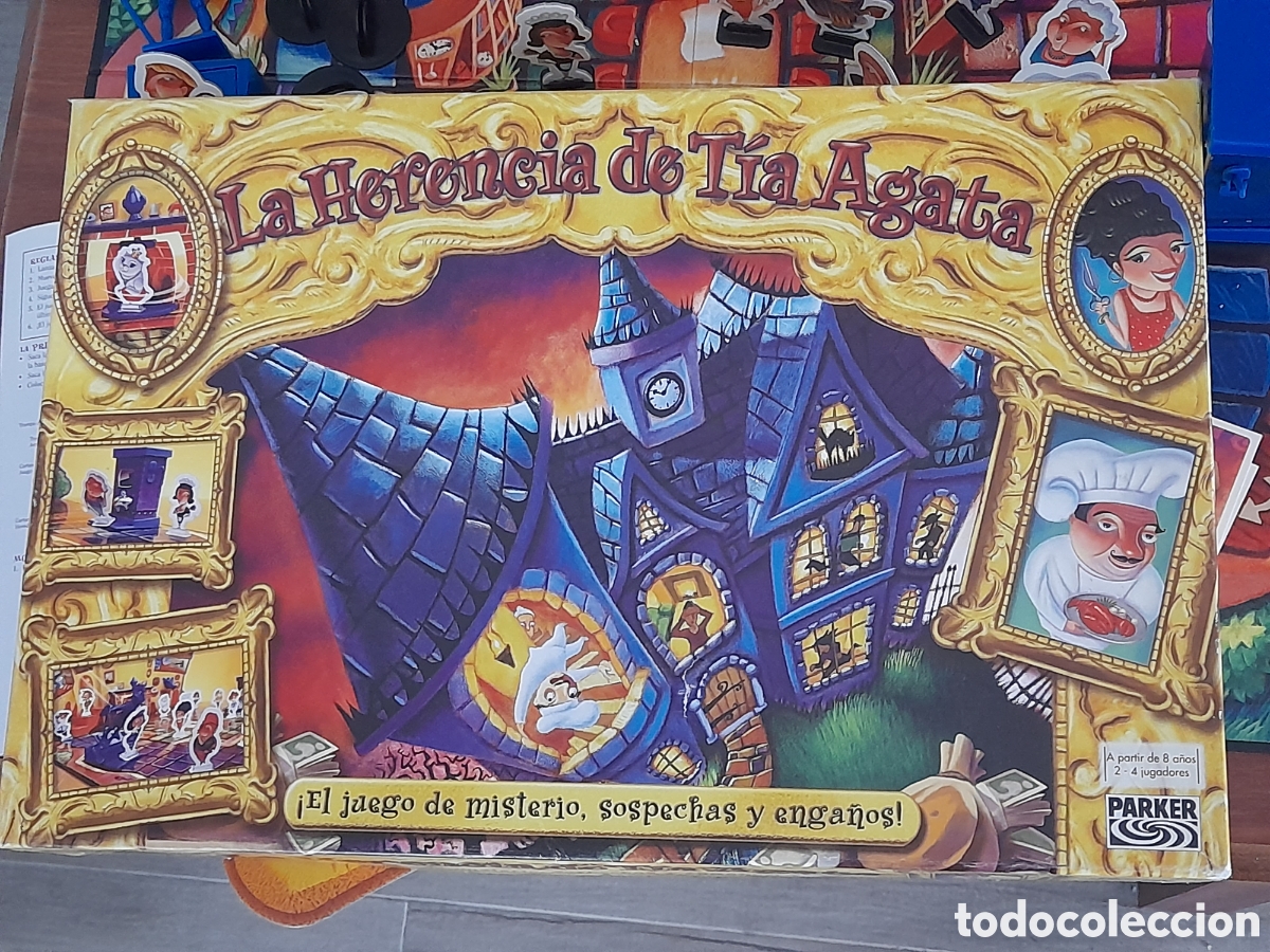 Juegos de mesa: Antiguo juego de mesa la Herencia de T&iacute;a Agatha