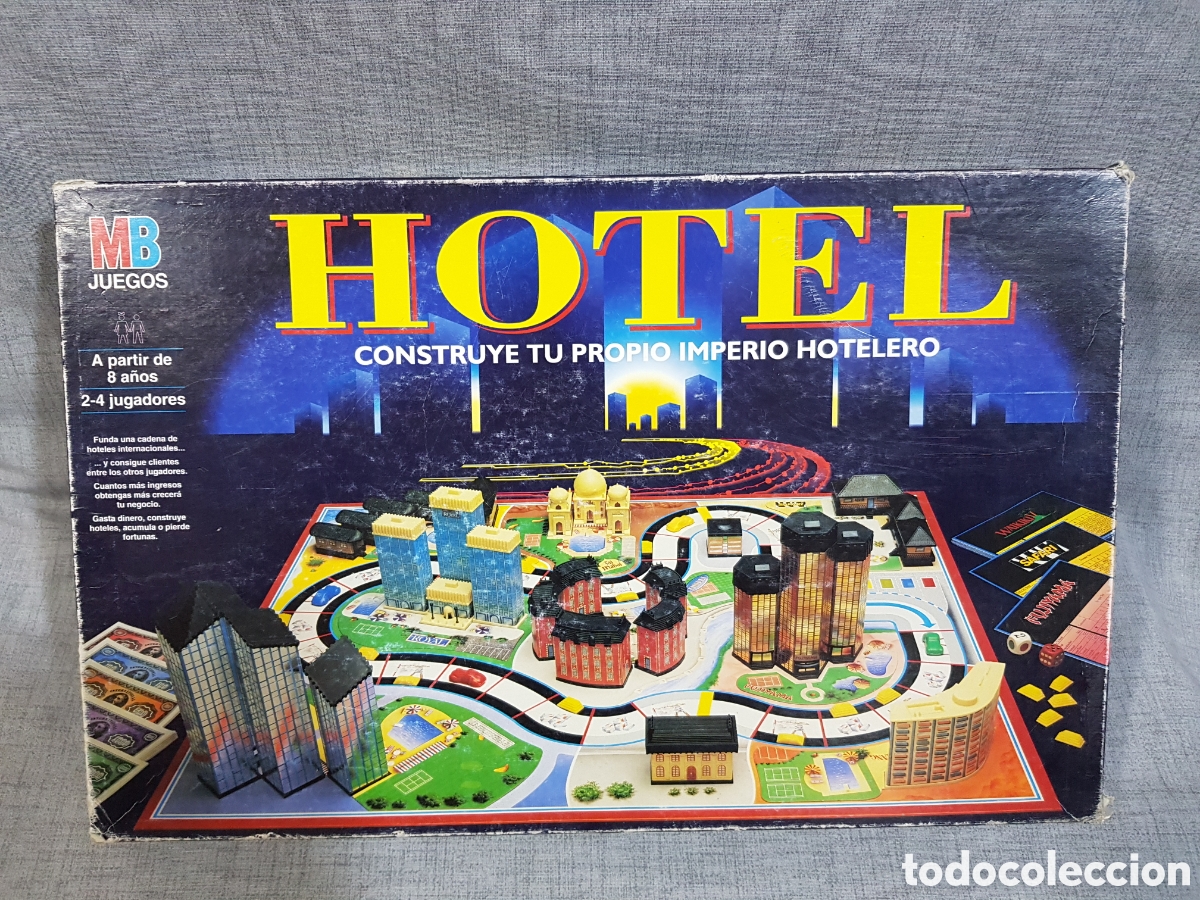 Juegos de mesa: HOTEL MB HASBRO 1993 REF 04007 CONSTRUYE TU PROPIO IMPERIO HOTELERO. JUEGO MESA. A PARTIR DE 8 A&Ntilde;OS