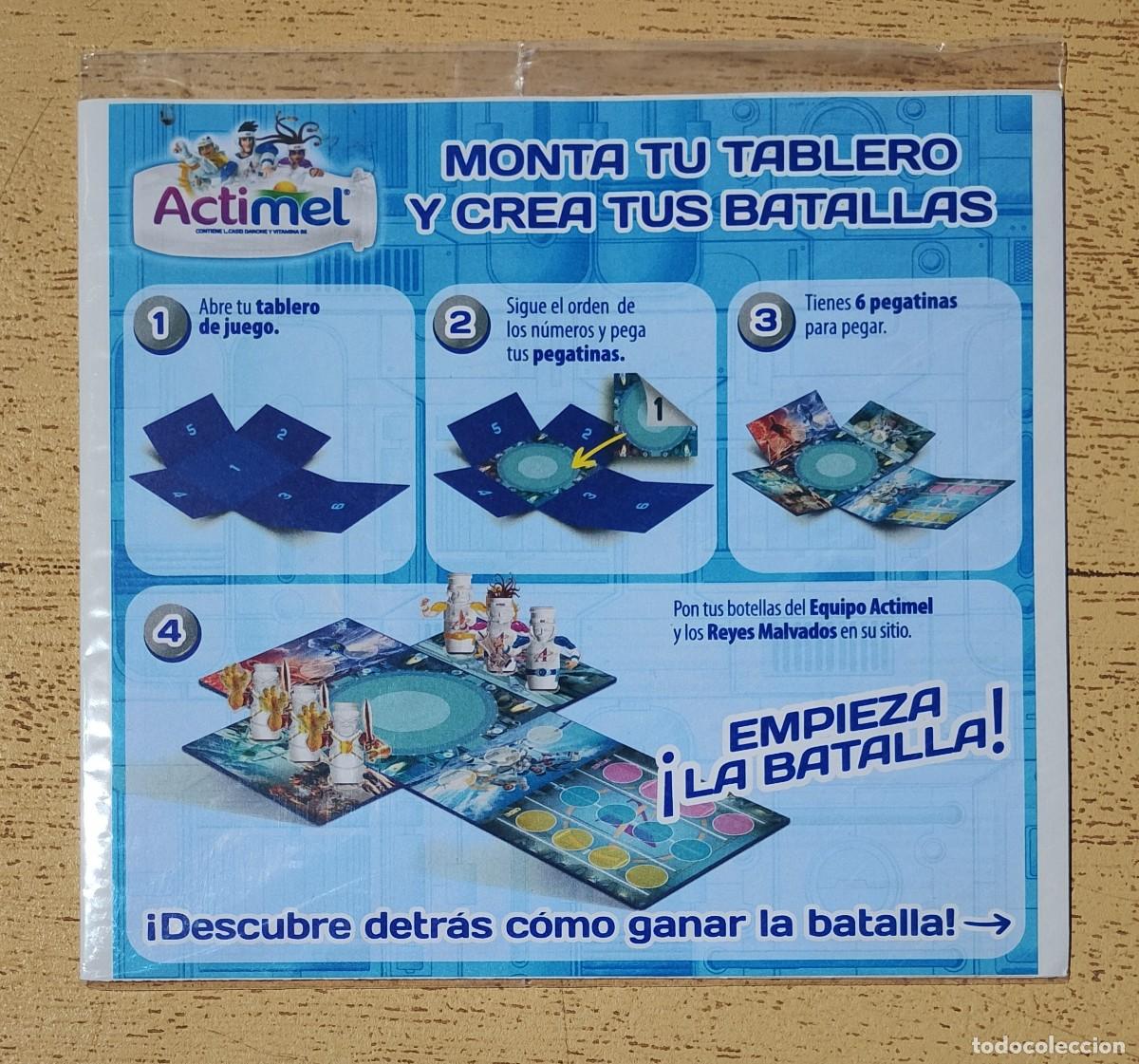 Juegos de mesa: Tablero Promocional Actimel Monta tu Tablero y Crea tus Batallas