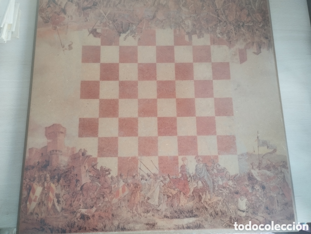 Juegos de mesa: TABLERO AJEDREZ MOROS Y CRISTIANOS+FICHAS