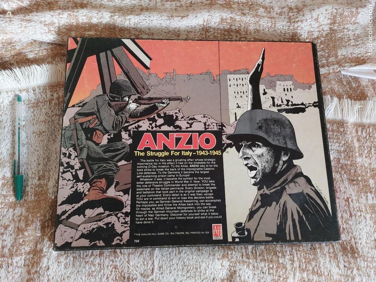 Juegos de mesa: Anzio Juego de Mesa Avalon Hill