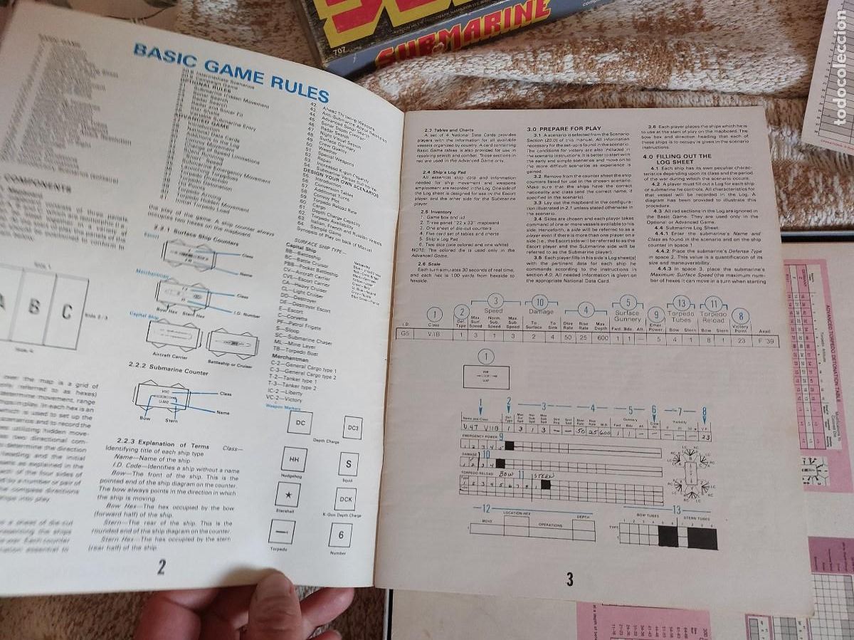Juegos de mesa: Submarine Avalon Hill Juego de Mesa - Foto 6