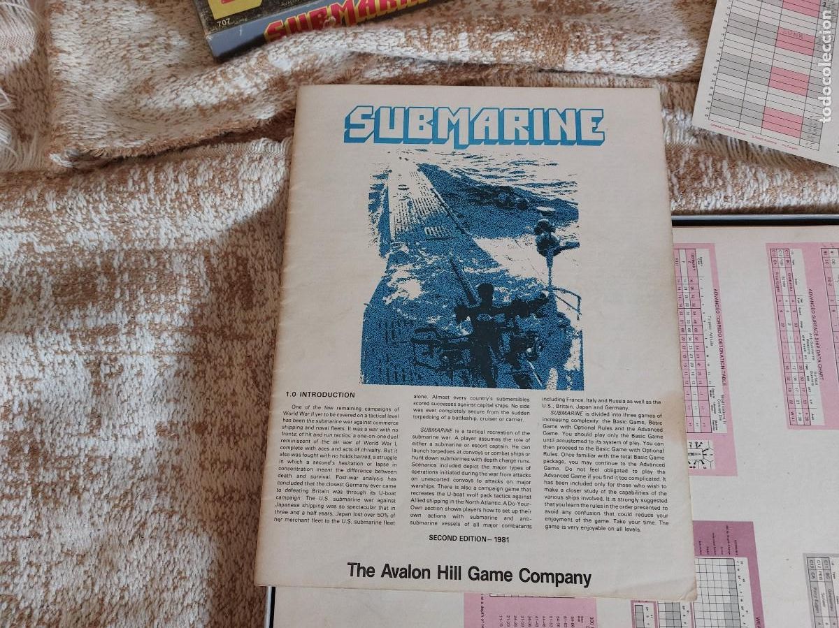 Juegos de mesa: Submarine Avalon Hill Juego de Mesa - Foto 7