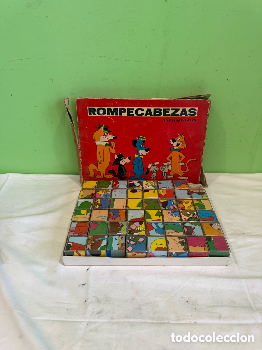 Juegos de mesa: HANNA BARBERA -- ROMPECABEZAS DE HUCKLEBERRY HOUND Y SUS AMIGOS -- A&Ntilde;O 1967