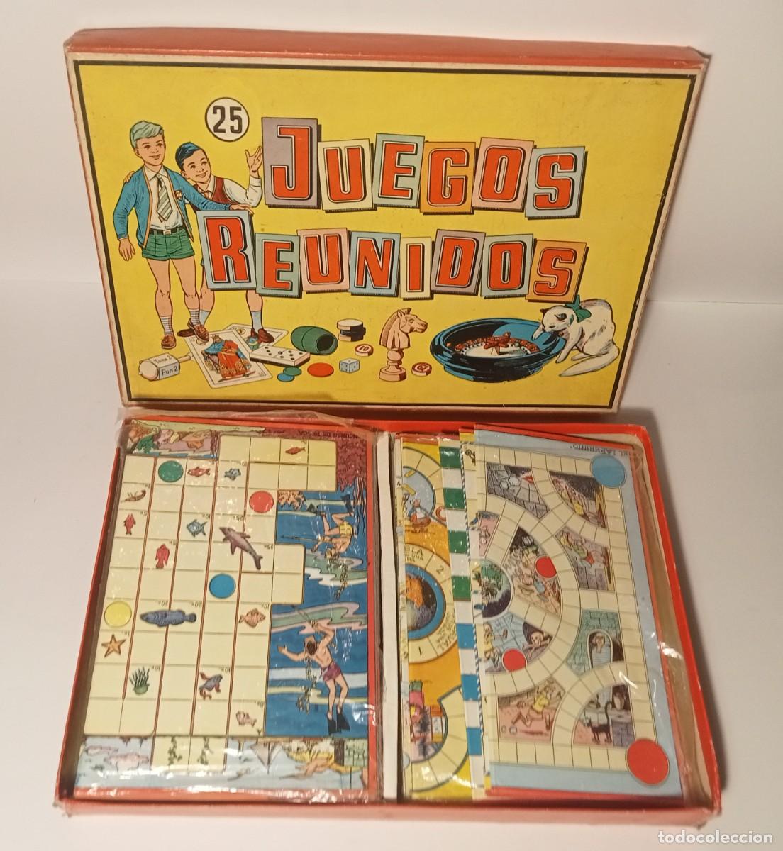Juegos de mesa: 25 JUEGOS REUNIDOS - JUEGO DE MESA ANTIGUO - INCOMPLETO