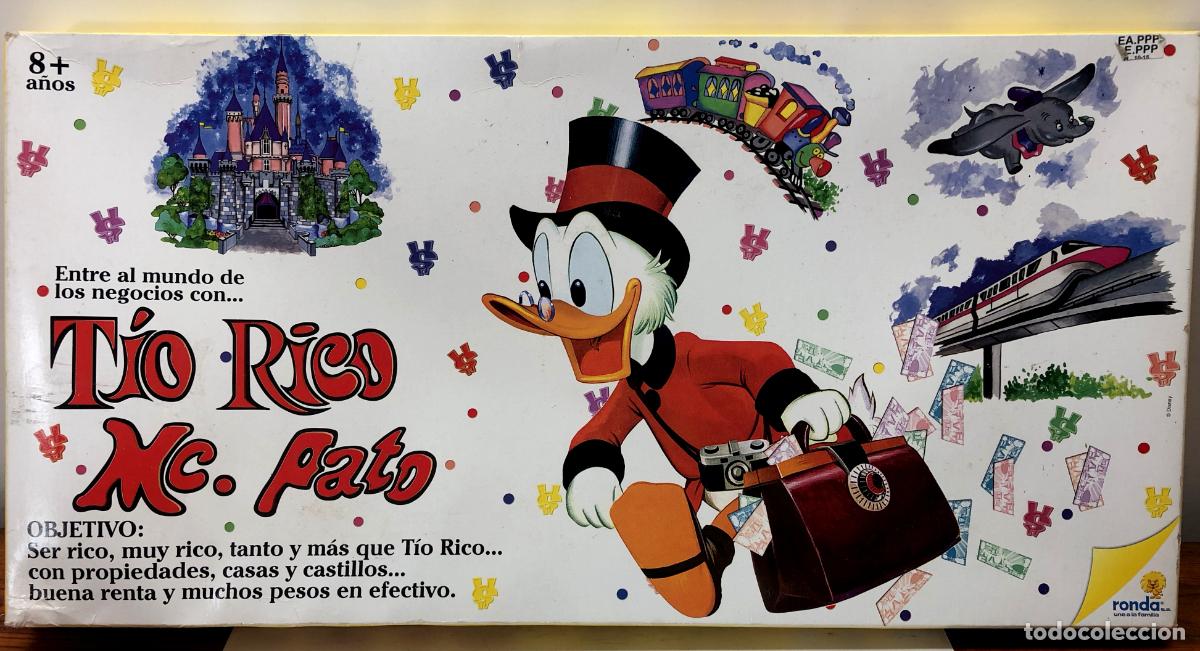 Juegos de mesa: Muy dificil a&ntilde;os 70 - Tio Rico Mc Pato - Premium - de Ronda en espa&ntilde;ol - Completo