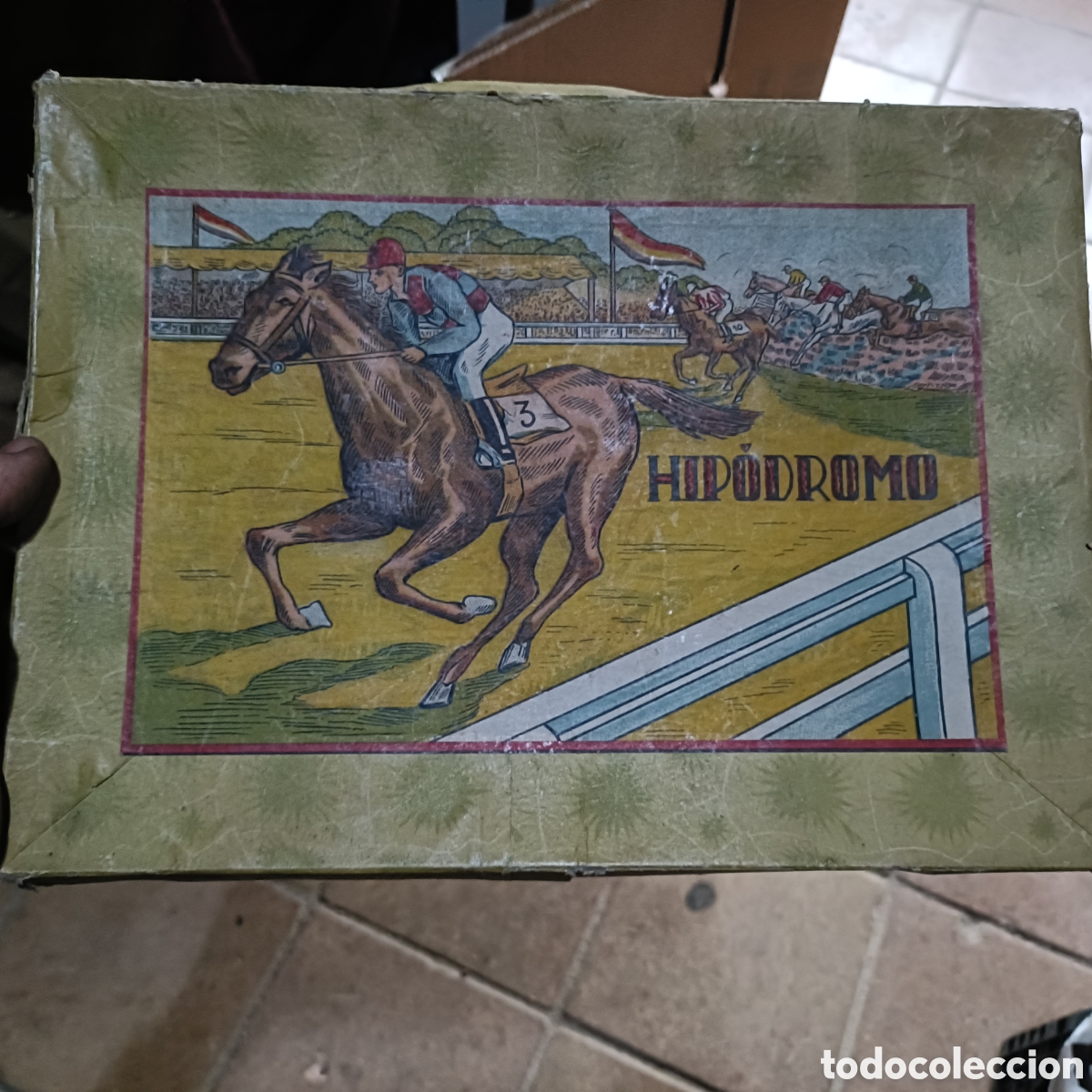Juegos de mesa: Juego de mesa hip&oacute;dromo &eacute;poca de la segunda Rep&uacute;blica espa&ntilde;ola