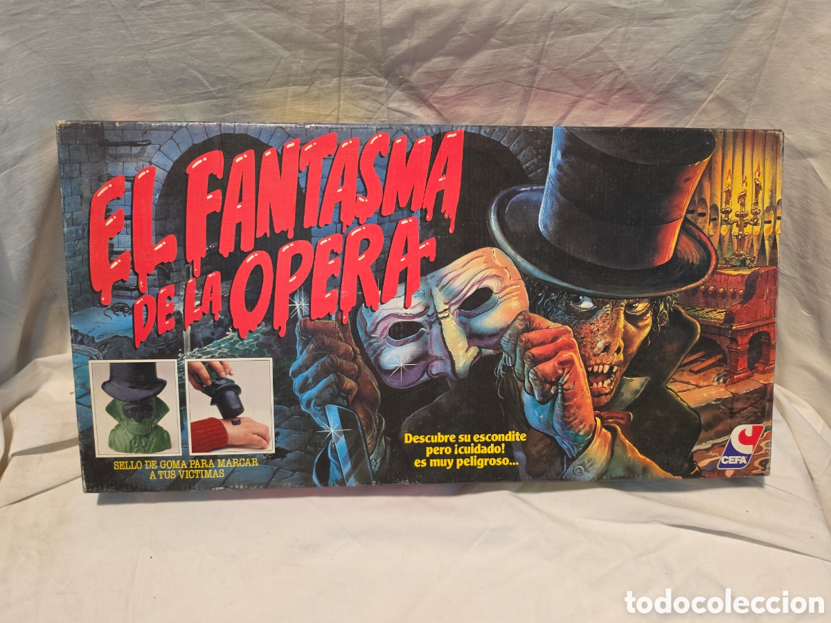 Juegos de mesa: EL FANTASMA DE LA OPERA. CEFA. JUEGO DE MESA A&Ntilde;OS 80. MODELO CAJA LARGA. COMPLETO.