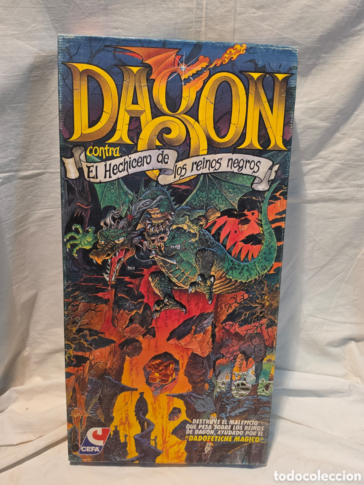 Juegos de mesa: DAGON. CONTRA EL HECHICEROS DE LOS REINOS NEGROS. CEFA. A&Ntilde;OS 80. COMPLETO. CAJA LARGA.