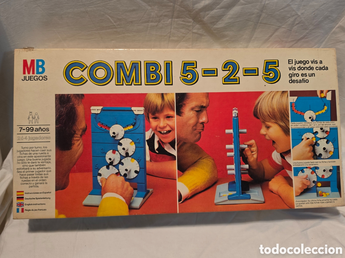 Juegos de mesa: COMBI 5-2-5. MB .A&Ntilde;OS 80. COMPLETO