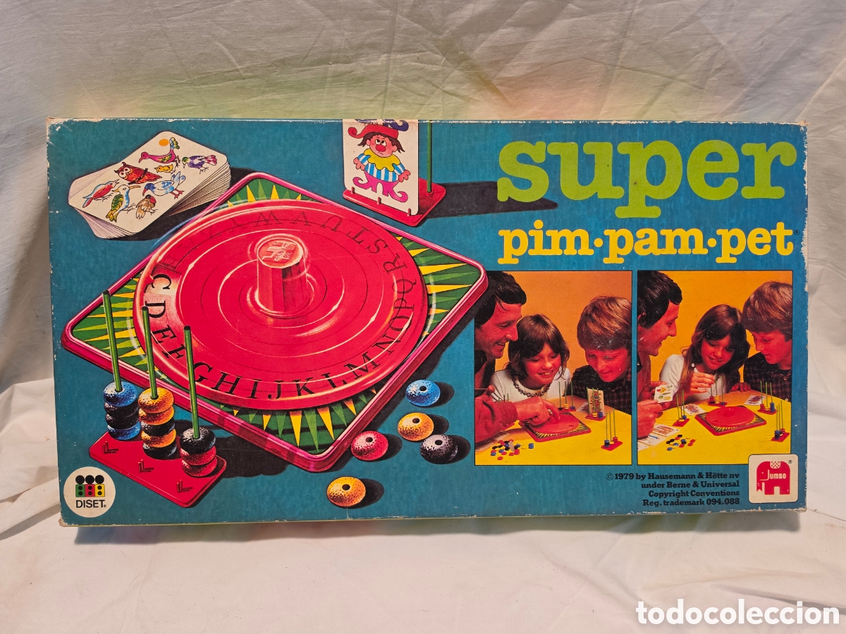 Juegos de mesa: SUPER PIM PAM PET. DISET 320. JUMBO. A&Ntilde;OS 80. COMPLETO.