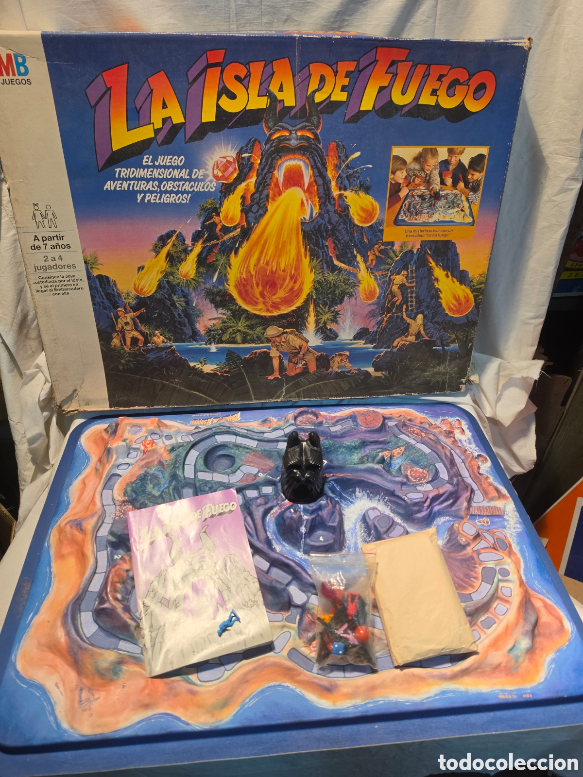 Juegos de mesa: LA ISLA DE FUEGO. CEFA. A&Ntilde;OS 80. COMPLETO.