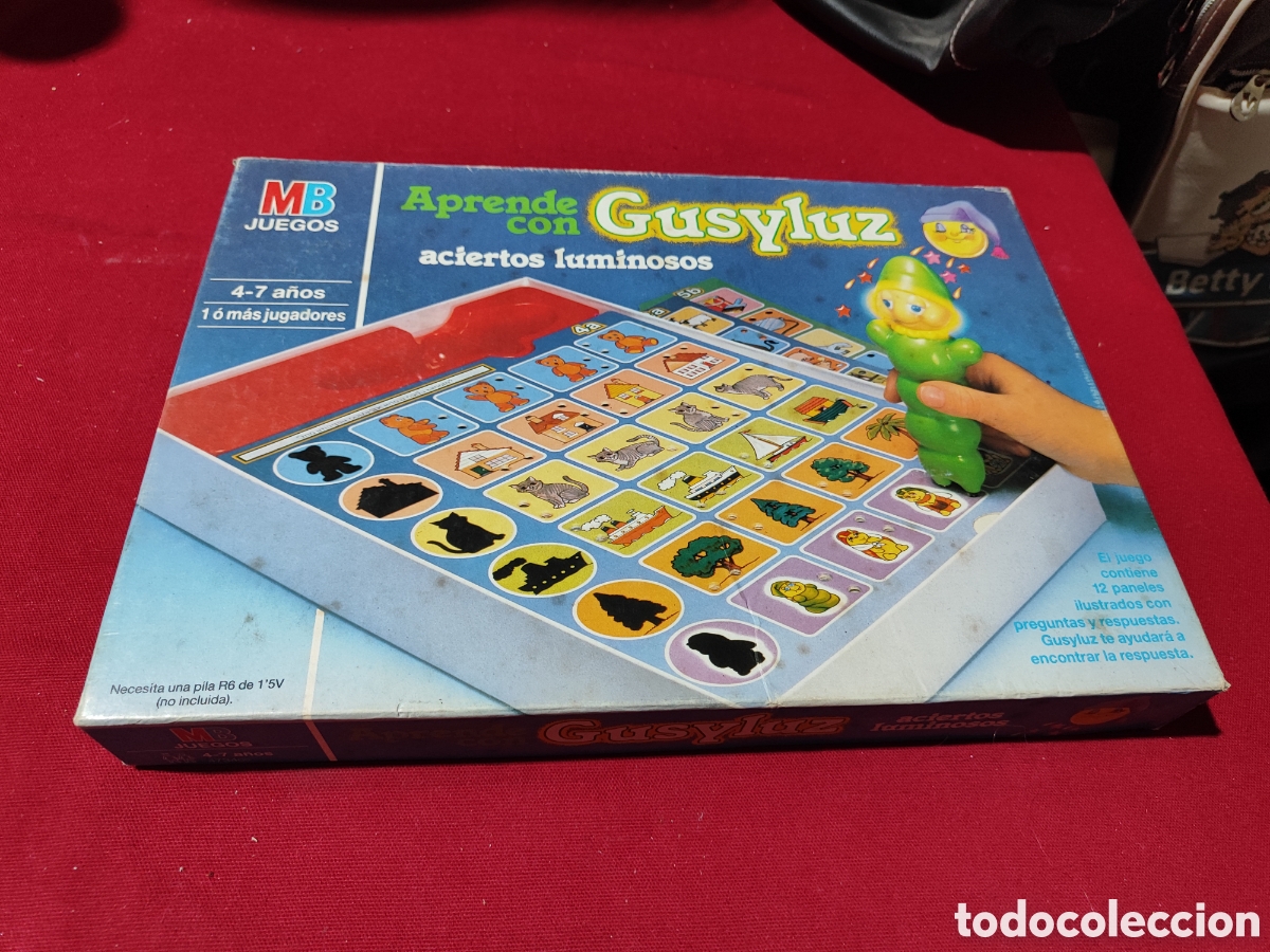 Juegos de mesa: Divertido juego Aprende con Gusyluz de MB leer descripci&oacute;n