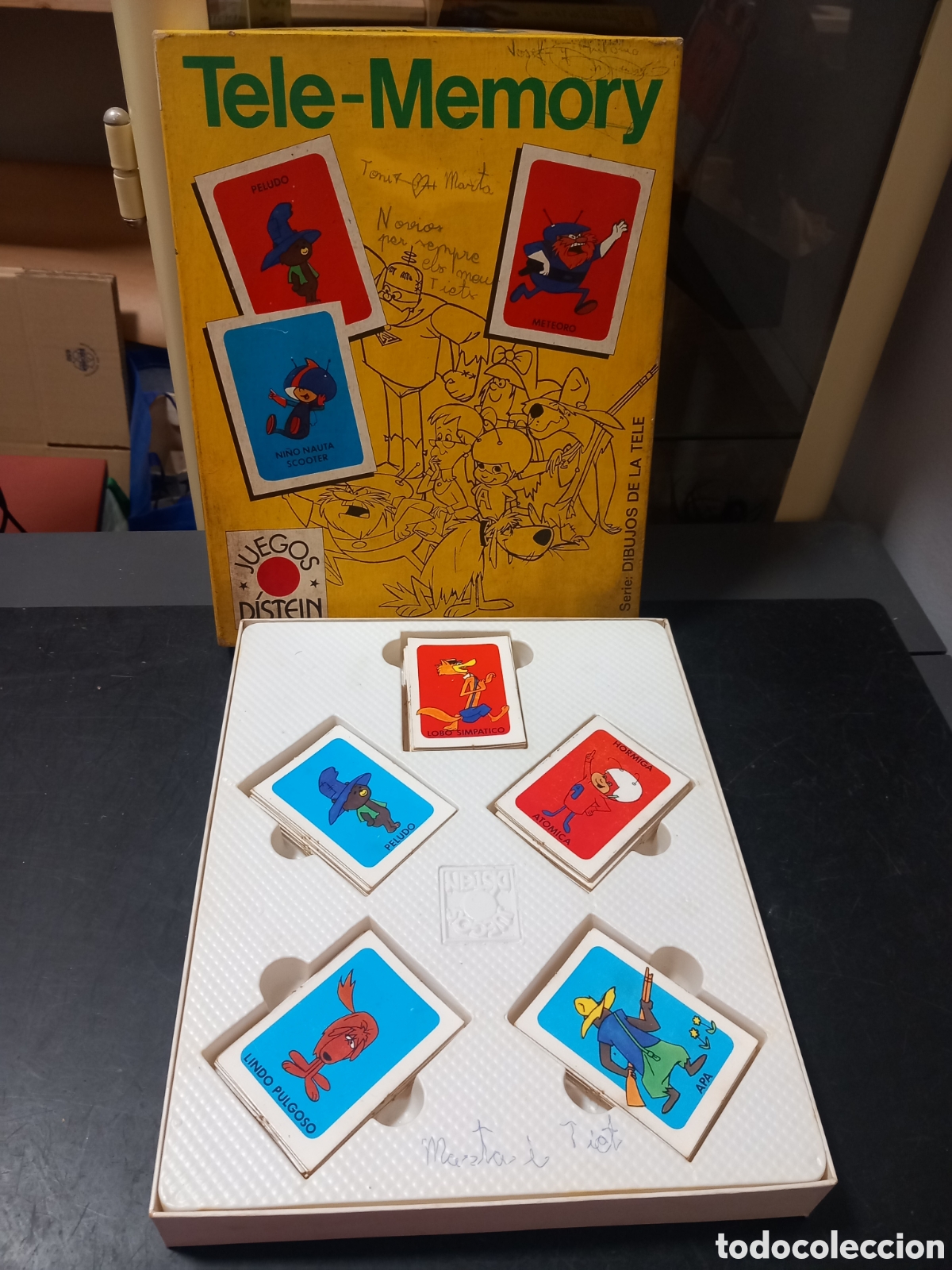 Juegos de mesa: ANTIGUO JUEGO TELE-MEMORY CARTAS PAREJAS JUEGOS DISTEIN A&Ntilde;OS 70 HORMIGA AT&Oacute;MICA