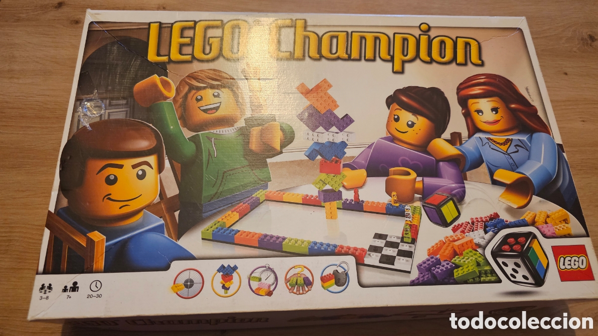 Juegos de mesa: Juego Lego Champion incompleto