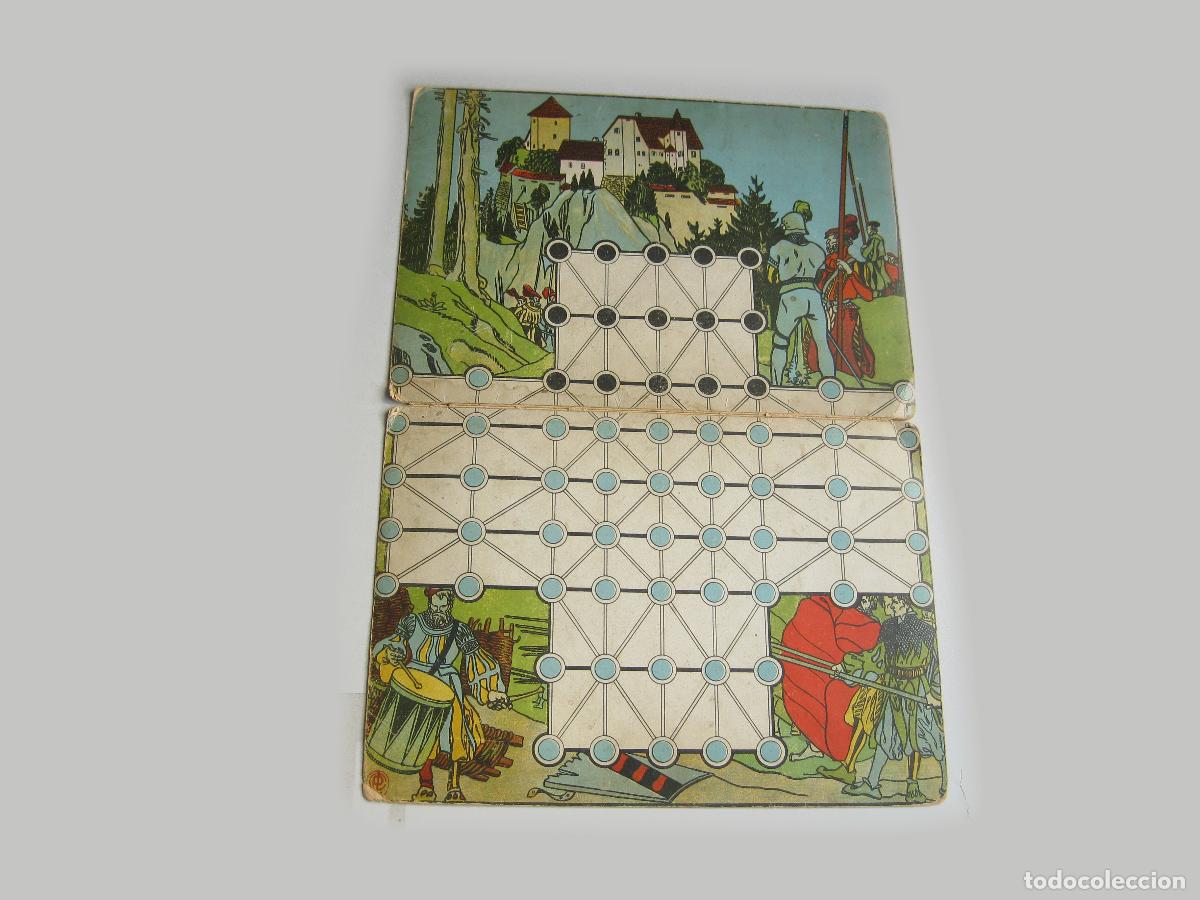 Juegos de mesa: TABLERO DEL JUEGO DEL ASALTO ANTIGUO