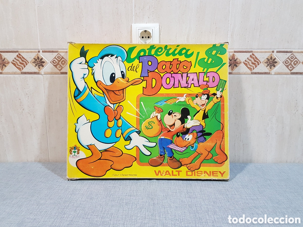 Juegos de mesa: LOTER&Iacute;A DEL PATO DONALD REF 216 MARC PIQU&Eacute; LICENCIA DISNEY A&Ntilde;OS 60 - 70