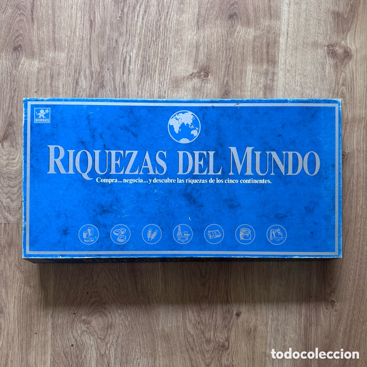 Juegos de mesa: Juego Riquezas del Mundo de Borras COMPLETO