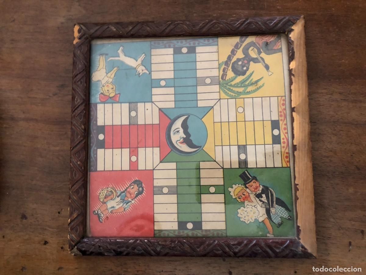 Juegos de mesa: ANTIGUO TABLERO DE PARCH&Iacute;S, 20 X 20 CM.