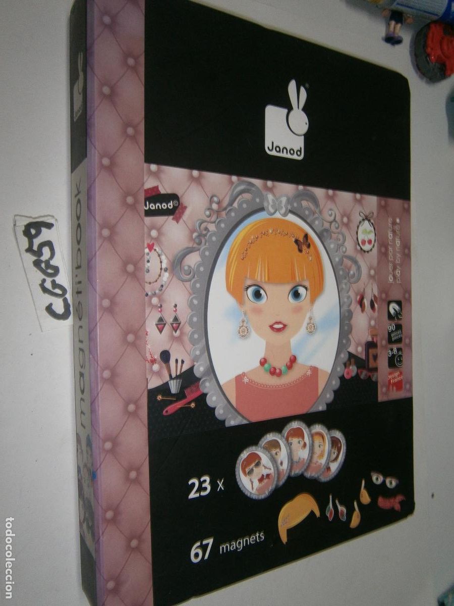 Juegos de mesa: JUEGO EDUCATIVO MAGNETICO PARA VESTIR UNA MU&Ntilde;ECA JANOD MAGNETI&acute;BOOK MADEMOISELLE