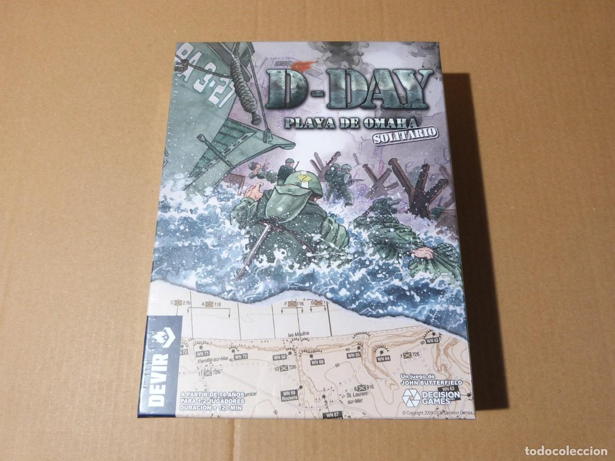 Juegos de mesa: Juego de mesa D-Day Playa de Omaha para un solo jugador - Editorial Devir ( Nuevo precintado )
