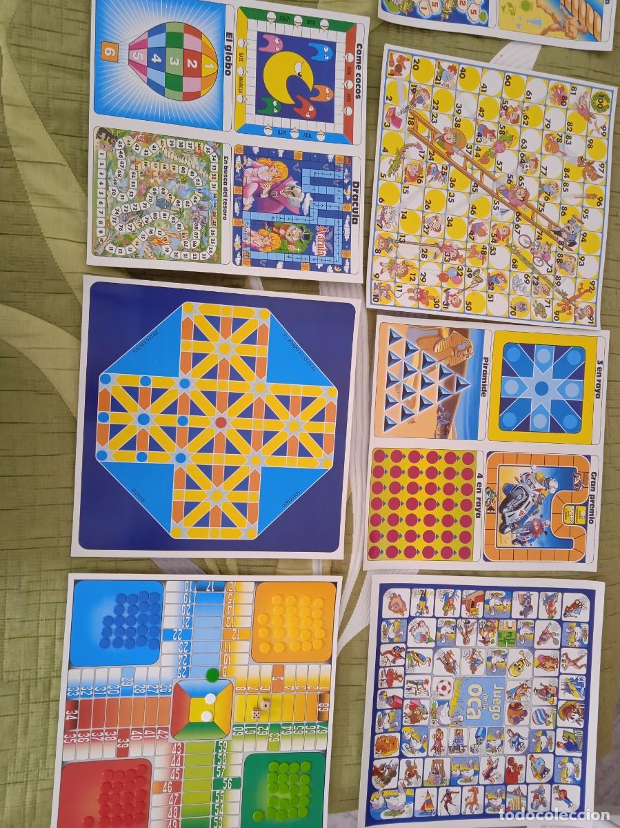 Juegos de mesa: juegos reunidos. Faltan algunas fichas.