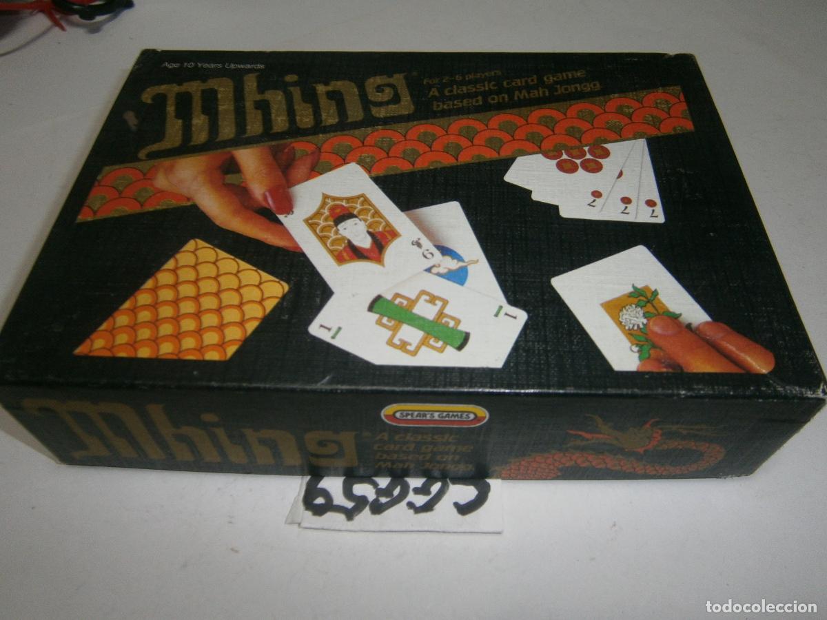 Juegos de mesa: ANTIGUO JUEGO DE CARTAS CLASICO MHING BASADO EN MAH JONGG