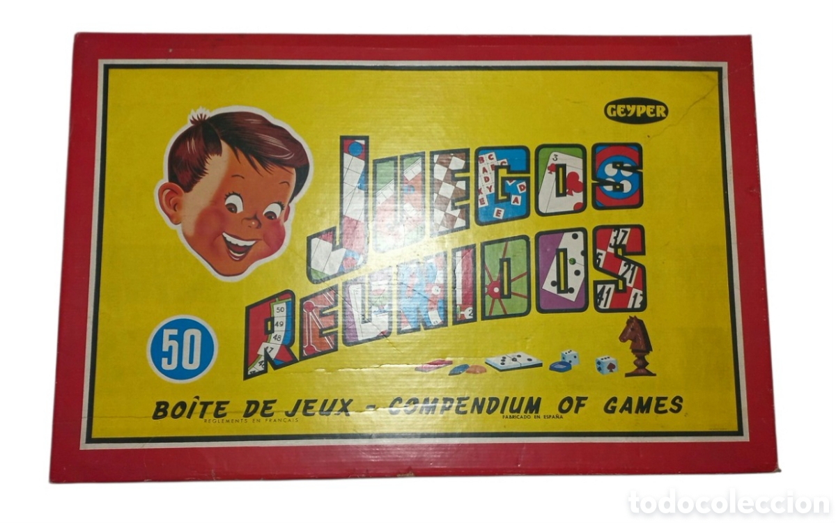 Juegos de mesa: GEYPER. JUEGOS REUNIDOS. 50. ORIGINAL. A&Ntilde;OS 70. MUY BUEN ESTADO.