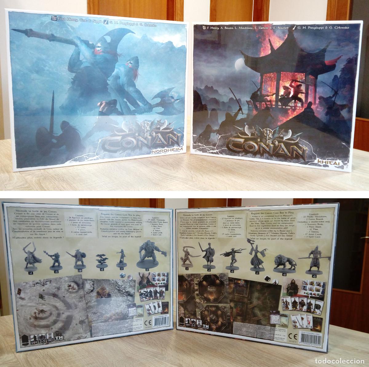 Board Games: Conan Monolith + extensiones (Nordheim, Stygia, Khitai) - miniaturas, figuras, tablero, juego...