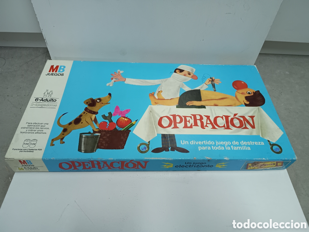 Juegos de mesa: JUEGO EDUCATIVO OPERACION DE MB - 1981 - INCOMPLETO - NO PROBADO