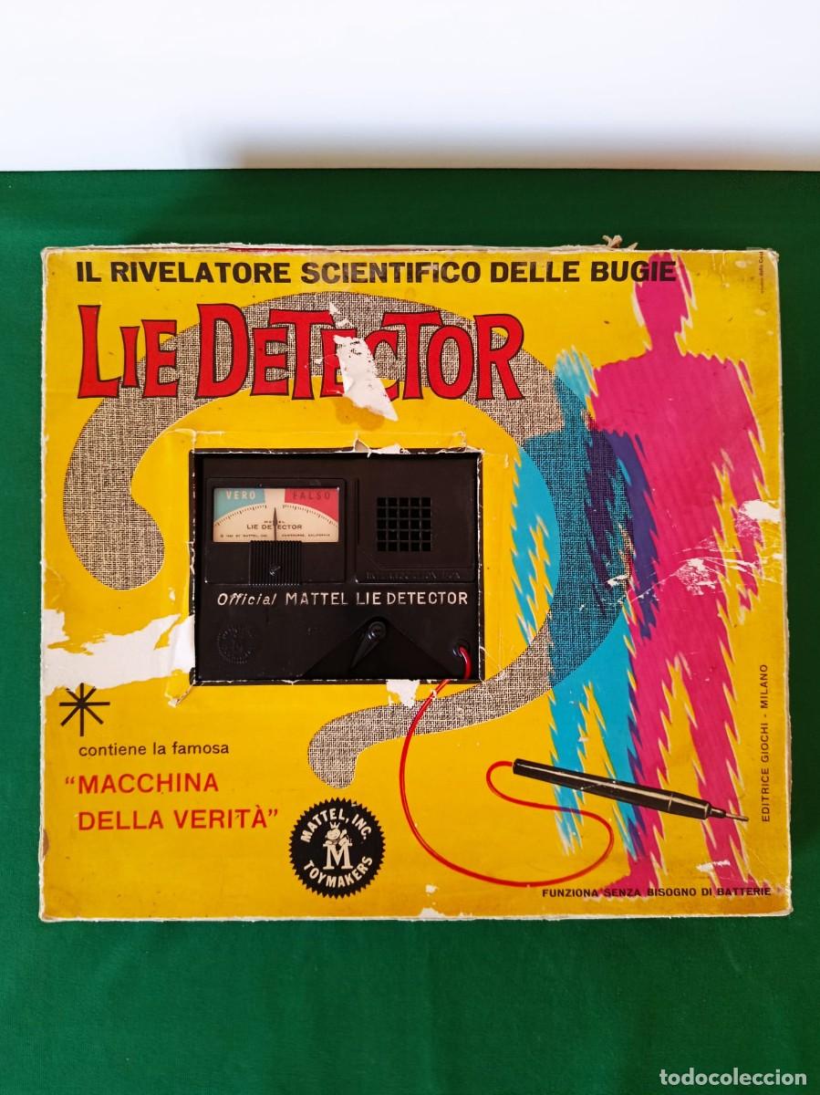 Juegos de mesa: Lie Detector Macchina della Verit&agrave; Mattel Inc Toymakers Prima Edizione 1964 Non Completo