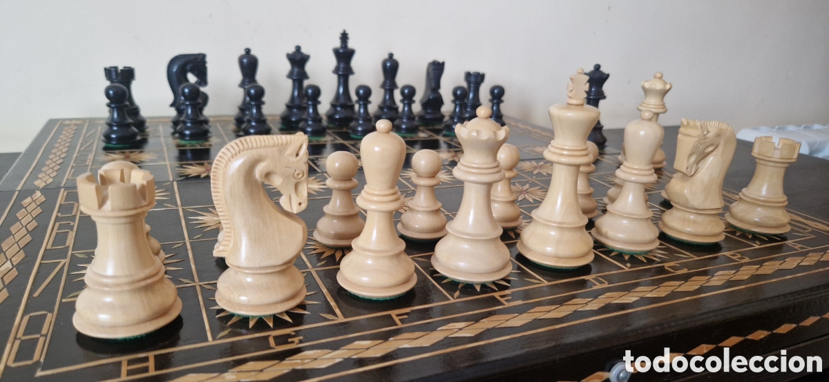 Juegos de mesa: Ajedrez de Lujo piezas