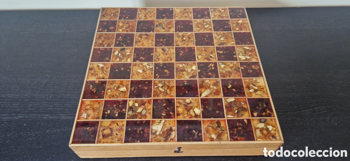 Juegos de mesa: Ajedrez de &aacute;mbar original - Foto 3