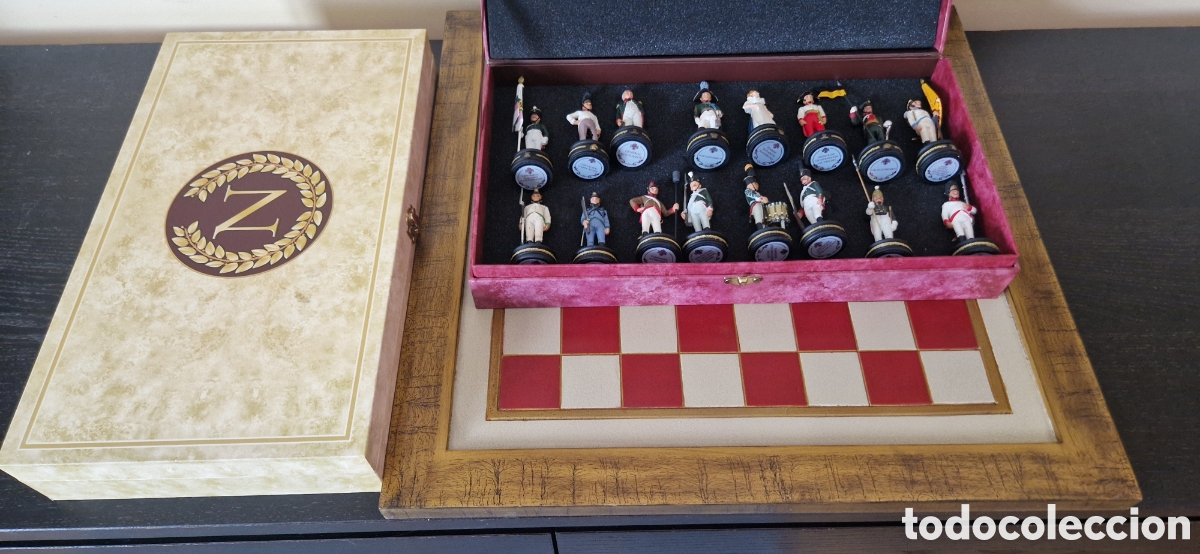 Juegos de mesa: Ajedrez de Napole&oacute;n con piezas de plomo - Foto 4