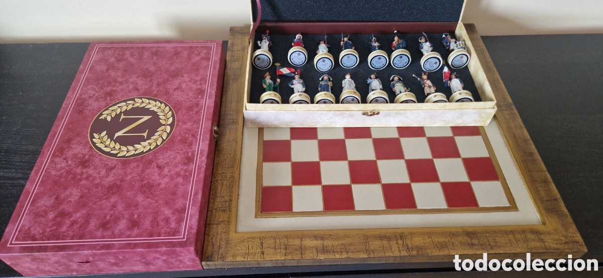 Juegos de mesa: Ajedrez de Napole&oacute;n con piezas de plomo - Foto 7