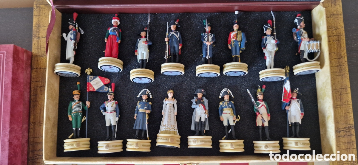 Juegos de mesa: Ajedrez de Napole&oacute;n con piezas de plomo - Foto 8