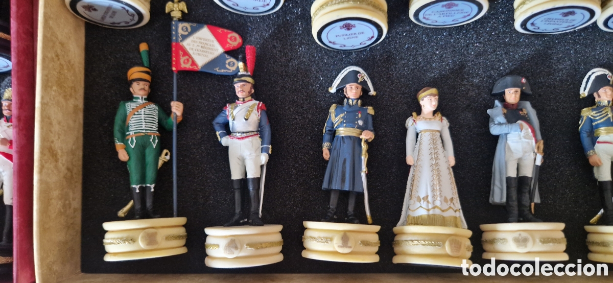 Juegos de mesa: Ajedrez de Napole&oacute;n con piezas de plomo - Foto 12