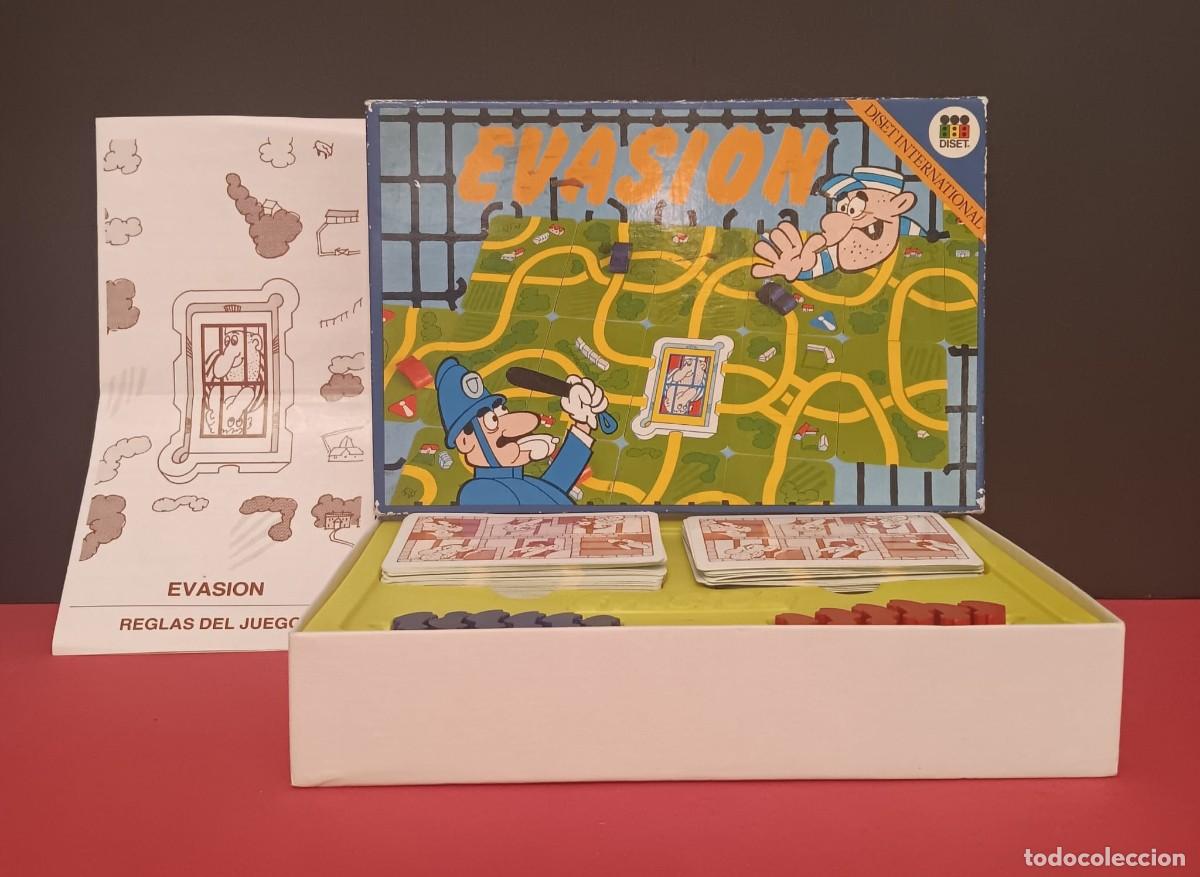 Juegos de mesa: JUEGO DE MESA EVASION DE DISET A&Ntilde;OS 80 COMPLETO