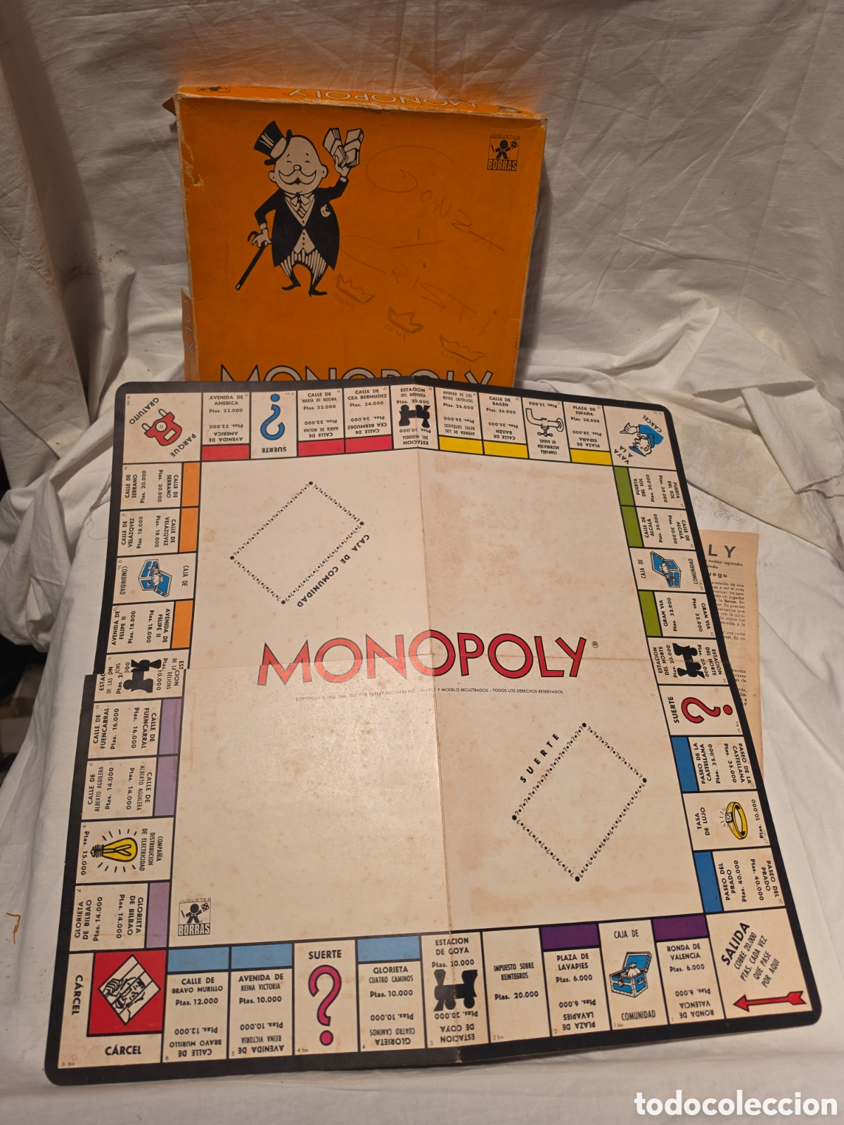 Juegos de mesa: MONOPOLY. BORRAS. A&Ntilde;OS 80. REF. 7477-M - Foto 5