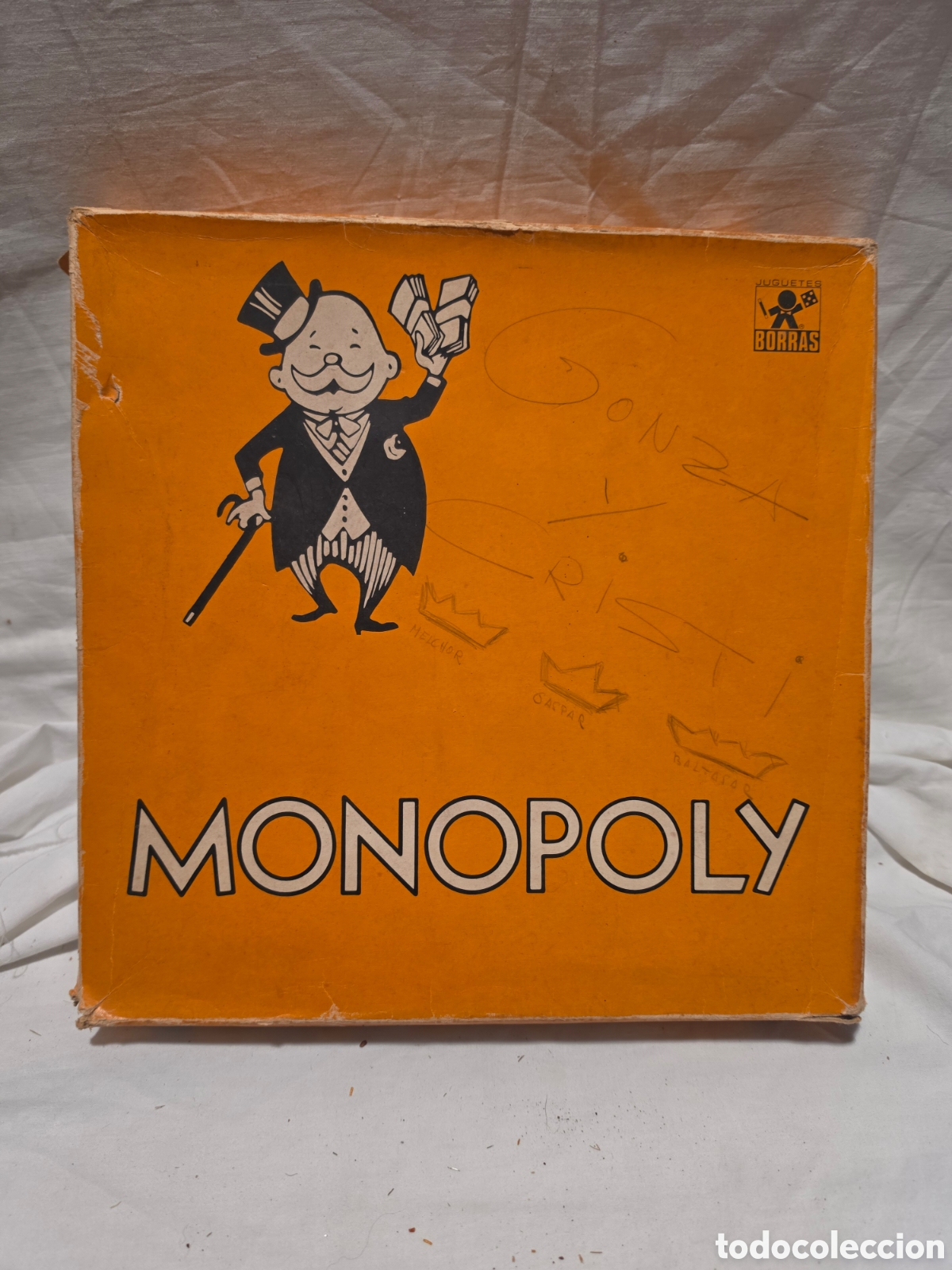 Juegos de mesa: MONOPOLY. BORRAS. A&Ntilde;OS 80. REF. 7477-M - Foto 1
