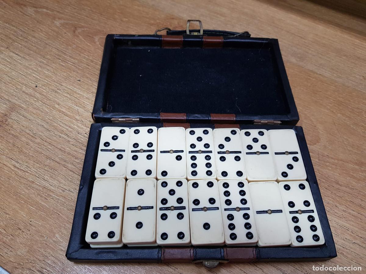 Juegos de mesa: ANTIGUO JUEGO DE DOMINO - Foto 4