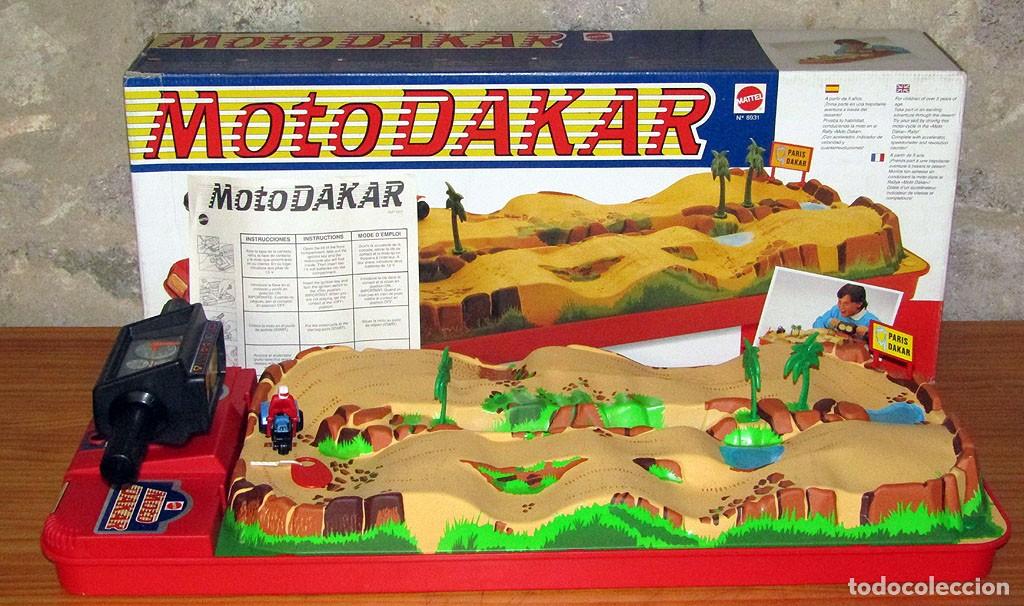 Juegos de mesa: MOTO DAKAR, DE MATTEL ESPA&Ntilde;A - NUEVO Y EN SU CAJA ORIGINAL - CON INSTRUCCIONES - FUNCIONANDO - 1987