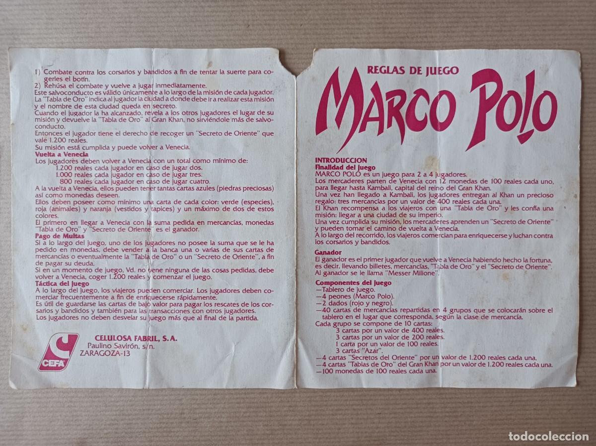 Juegos de mesa: JUEGO DE MESA CEFA MARCO POLO - Foto 3