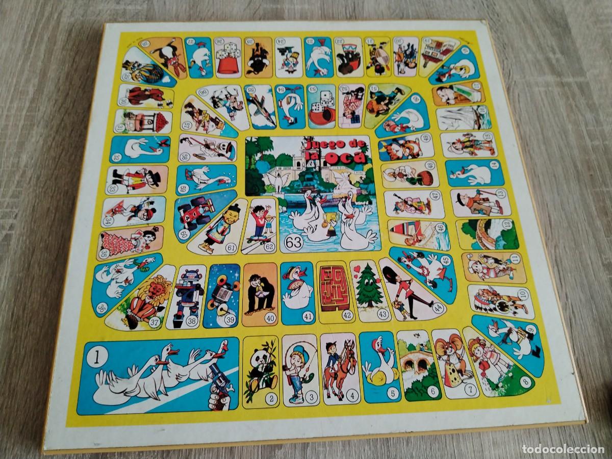 Juegos de mesa: Juego de la oca -parch&iacute;s -a&ntilde;os 70 - vintage
