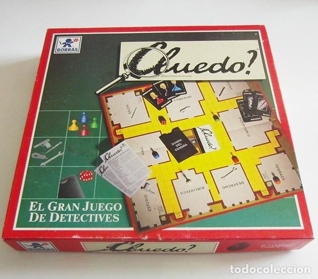 Juegos de mesa: CLUEDO - BORRAS - JUEGO DE MESA - CL&Aacute;SICO - SUSPENSE CRIMEN - REF. 7566 - FABRICADO EN ESPA&Ntilde;A